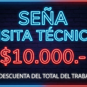 Seña de Reserva Para Visita Técnica
