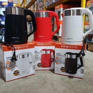 Pava eléctrica hervidora Capacidad 1.8l Color Rojo Negro Blanco