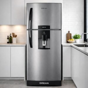 HELADERA DREAN 396L SILVER C/DISPENSER